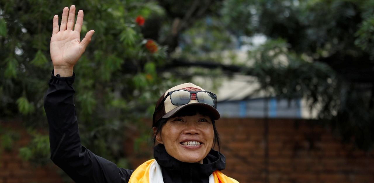 Tsang Yin-Hung, 45, who scaled Mount Everest in less than 26 hours. Credit: Reuters Photo