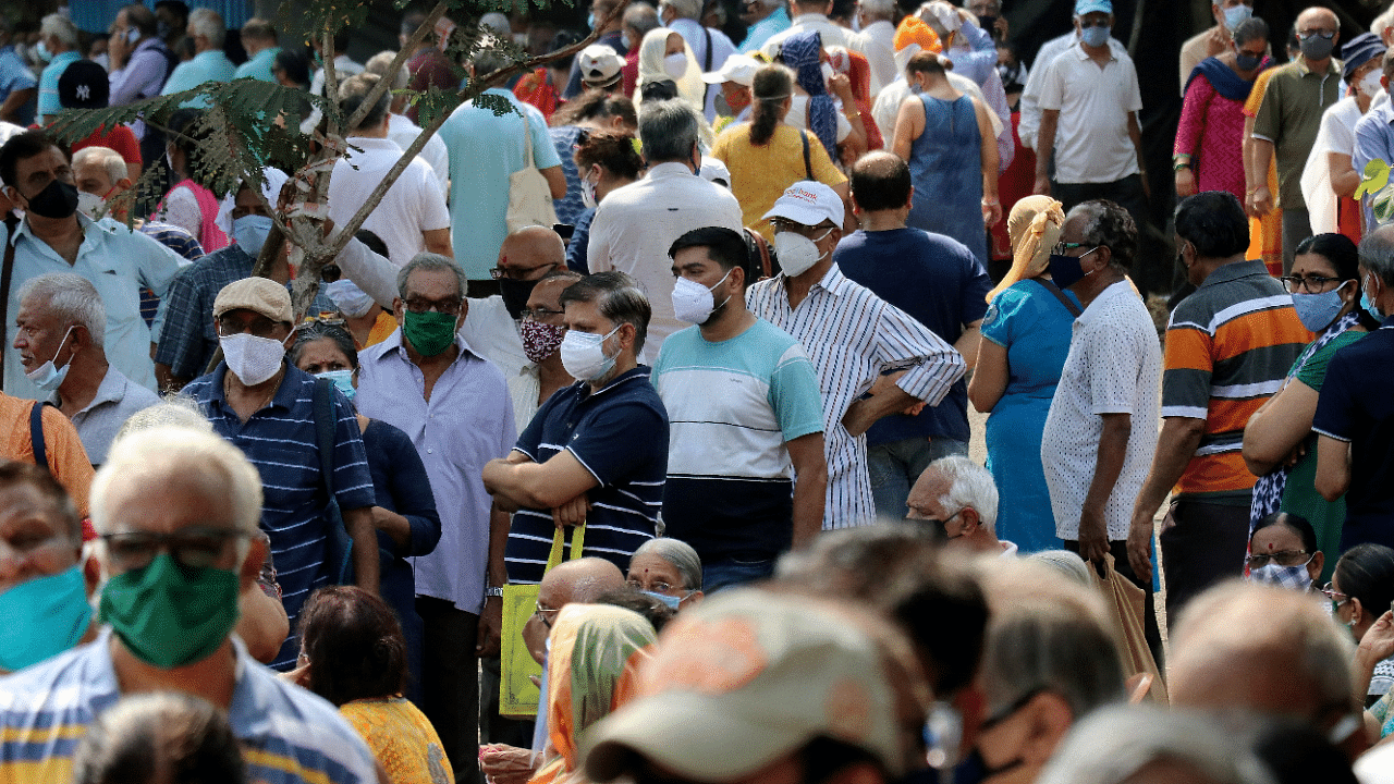 Bengaluru Urban district tops the list of positive cases, with a total of 11,54,503. Credit: Reuters Photo