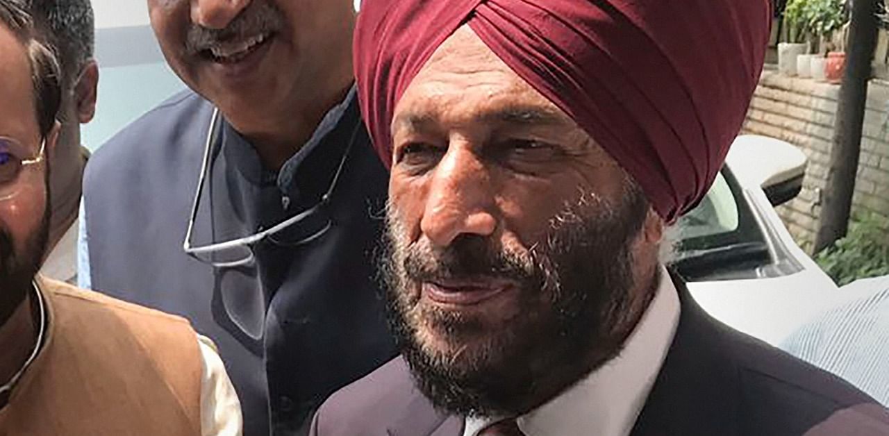 Milkha also represented India in the 1956 and 1964 Olympics and was bestowed the Padma Shri in 1959. Credit: PTI File Photo