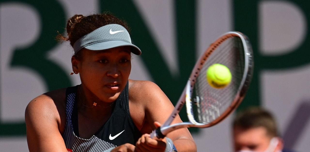 Naomi Osaka in action. Credit: AFP Photo