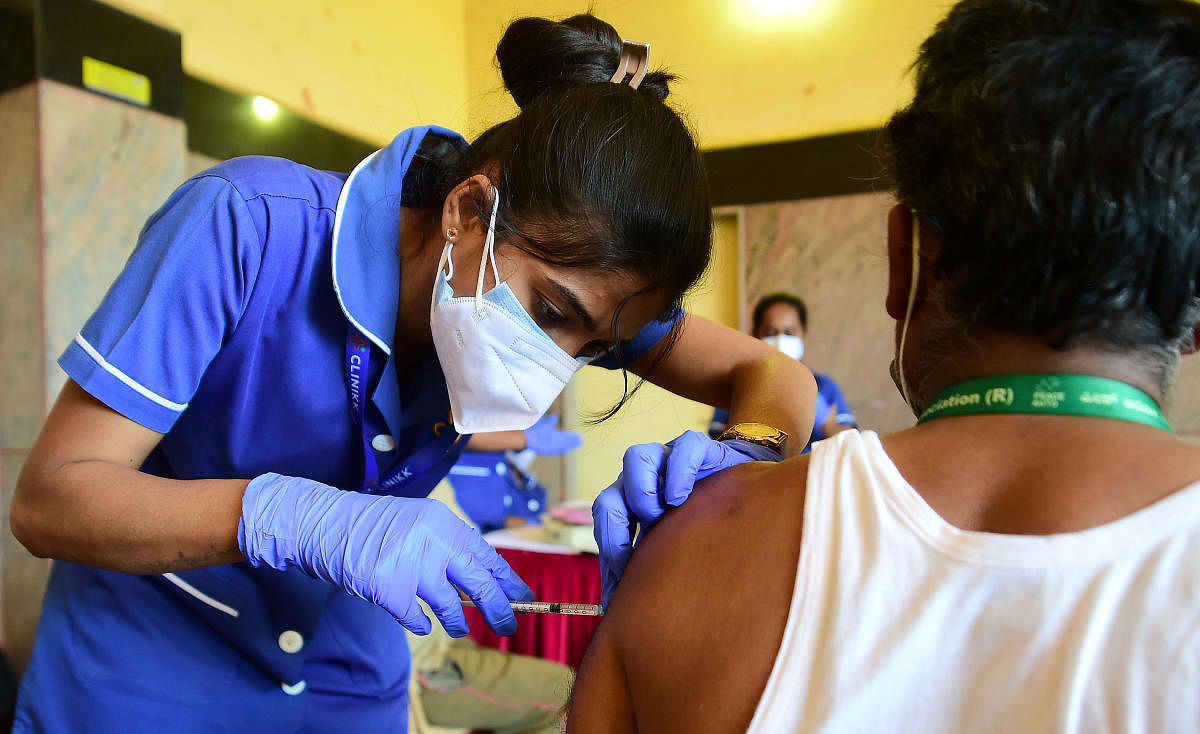 Many have complained of not getting certificates post-vaccination, while some say they got erroneous certificates. Credit: DH File Photo/Ranju P