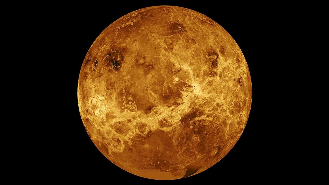 Data from NASA's Magellan spacecraft and Pioneer Venus Orbiter is used in an undated composite image of the planet Venus. Credit: Reuters Photo