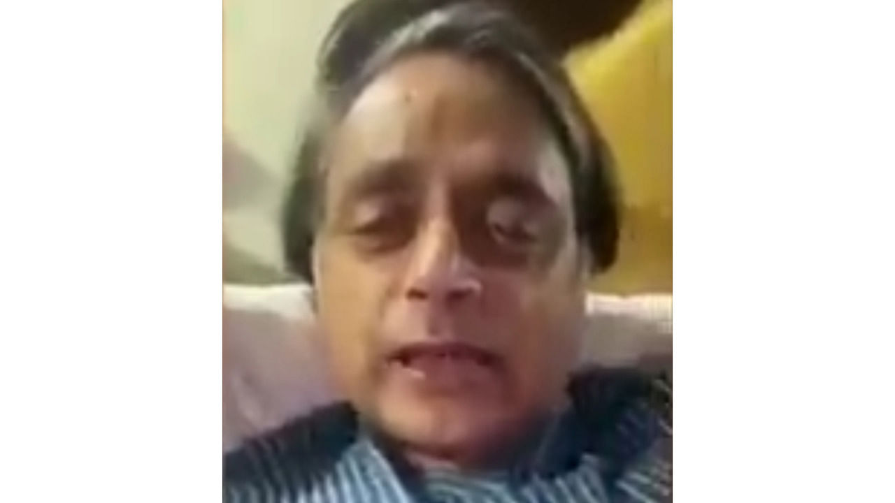Congress MP Shashi Tharoor. Credit: Twitter Photo/@ShashiTharoor