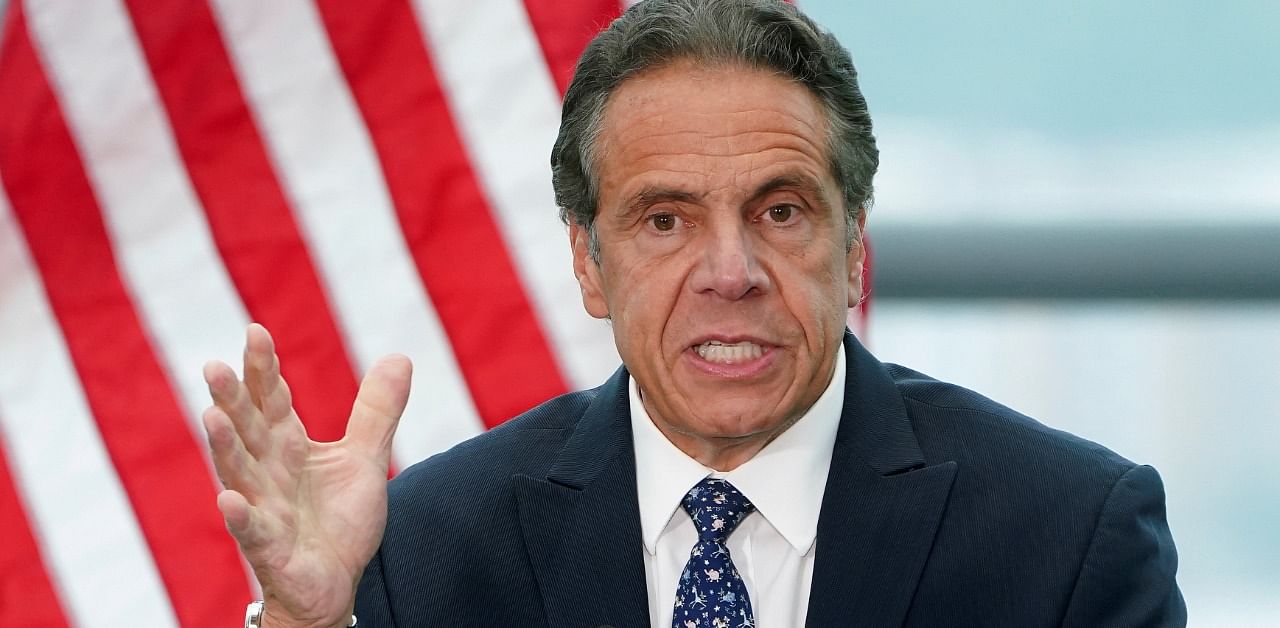 New York Governor Andrew Cuomo gives a press conference in New York City. Credit: Reuters Photo