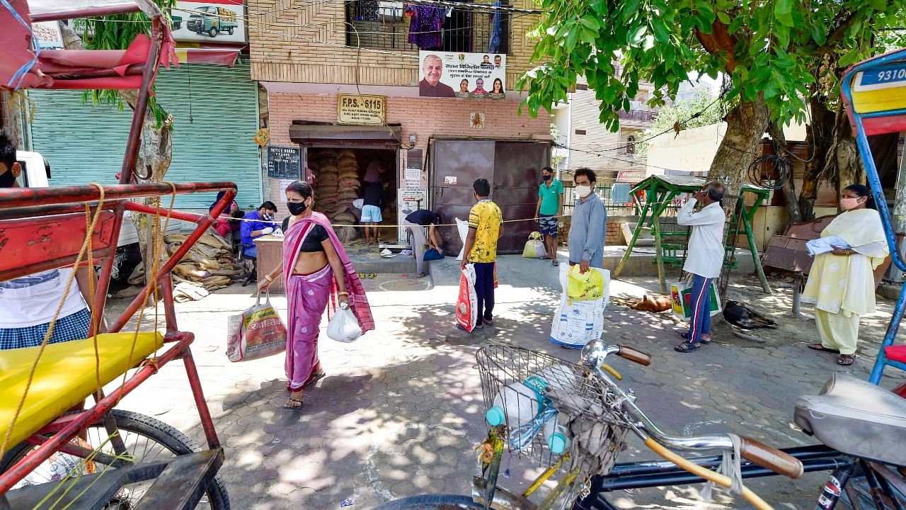 Nearly 80 lakh tonne foodgrains have to be issued under the PMGKAY scheme. Credit: PTI File Photo