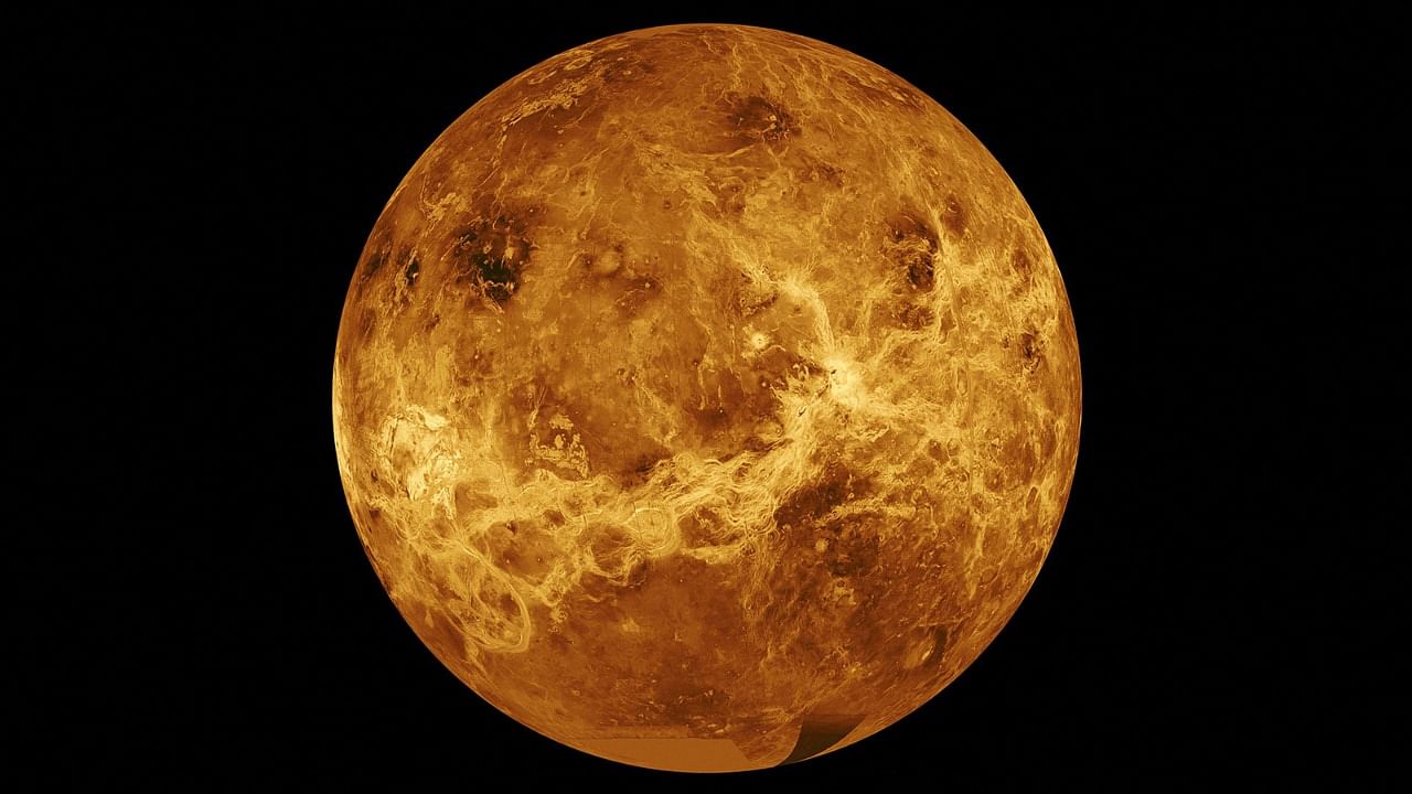 This file photo released by NASA shows the planet Venus in a composite of data from NASA's Magellan spacecraft and Pioneer Venus Orbiter. Credit: AFPPhoto/NASA/JPL-Caltech