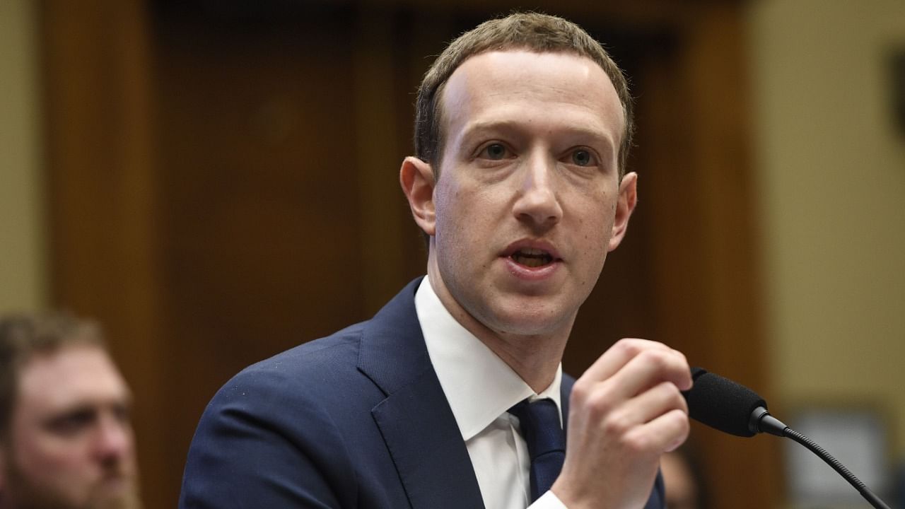 Facebook CEO and founder Mark Zuckerberg. Credit: AFP File Photo