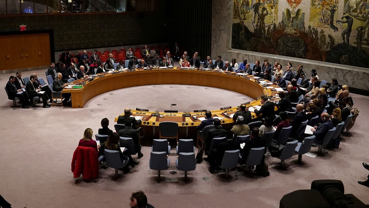 United Nations Security Council. Credit: Reuters File Photo