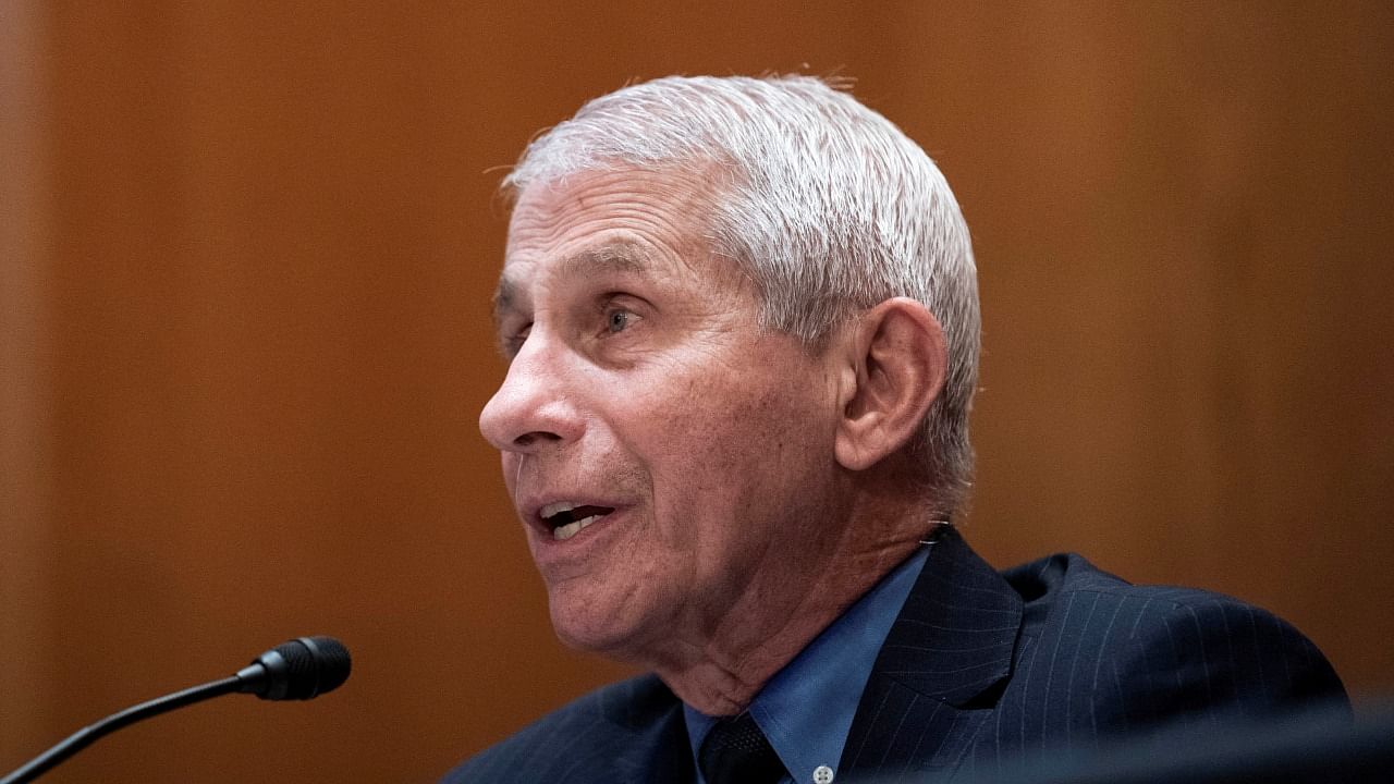 Dr Anthony Fauci, director of the National Institute of Allergy and Infectious Diseases. Credit: Reuters File Photo