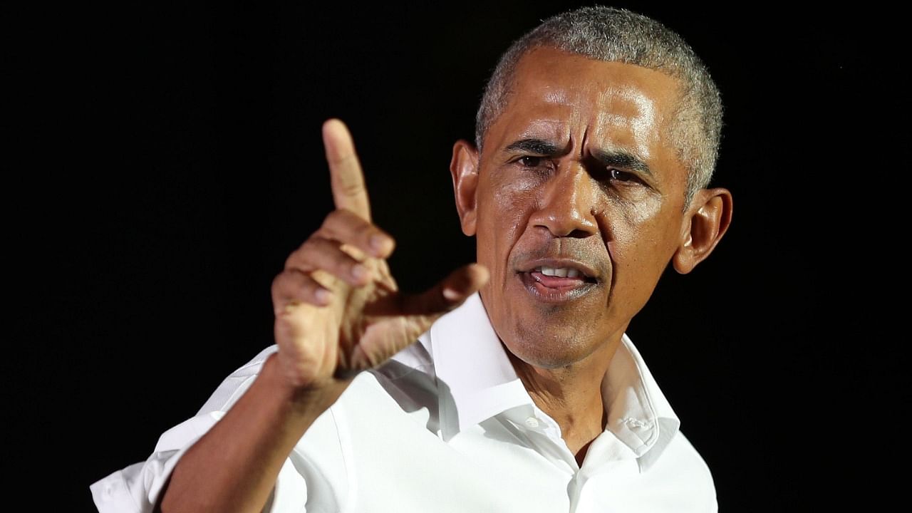 Former US President Barack Obama. Credit: AFP File Photo