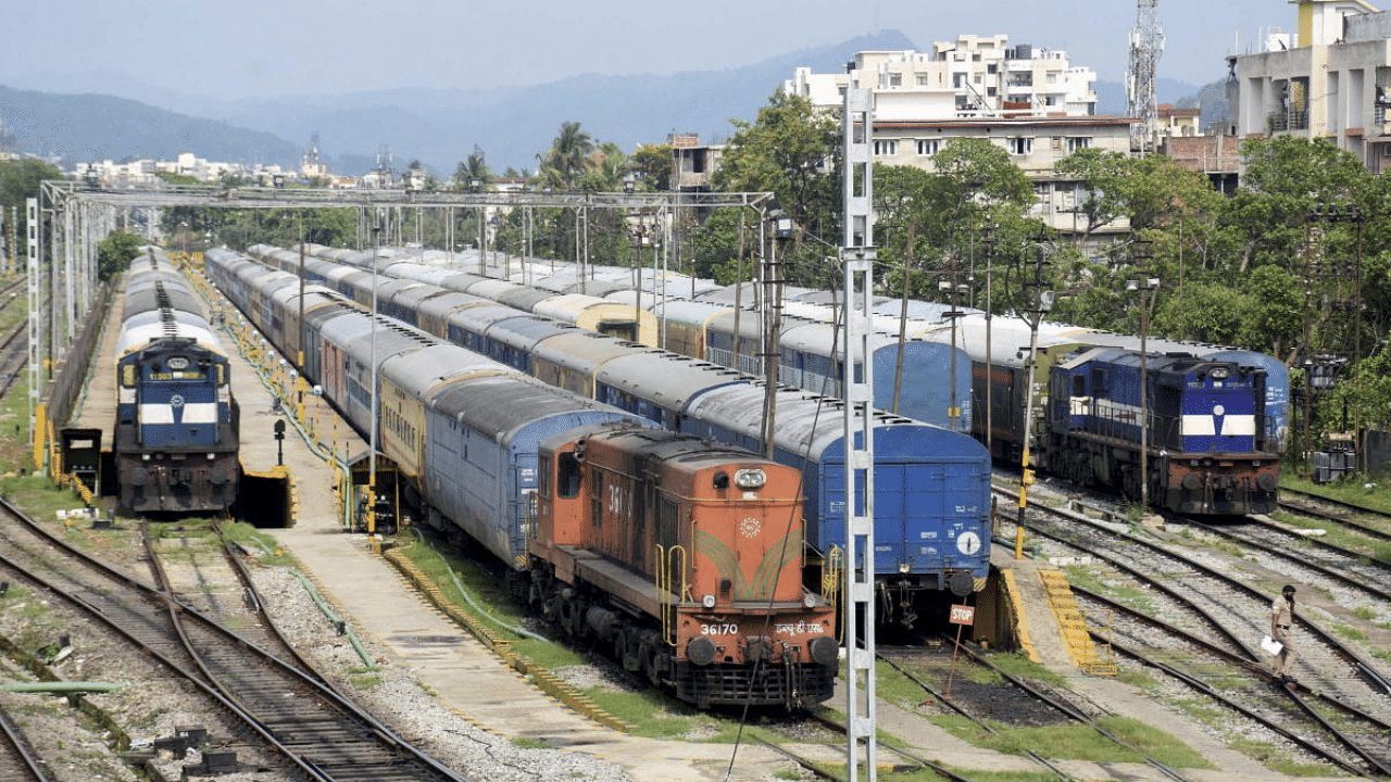 MoU signed between Railways and Confederation of Indian Industry in July 2016 for the facilitation of green initiatives in railways. 39 workshops, 7 production Units, 8 loco sheds and one store's depot have been ‘GreenCo’ certified. Credit: PTI Photo