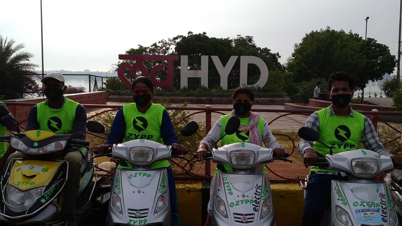 Hyderabad-based EV maker Etrio had partnered with the company for supplying electric three-wheeler for its fleet. Credit: Twitter/@ZyppElectric