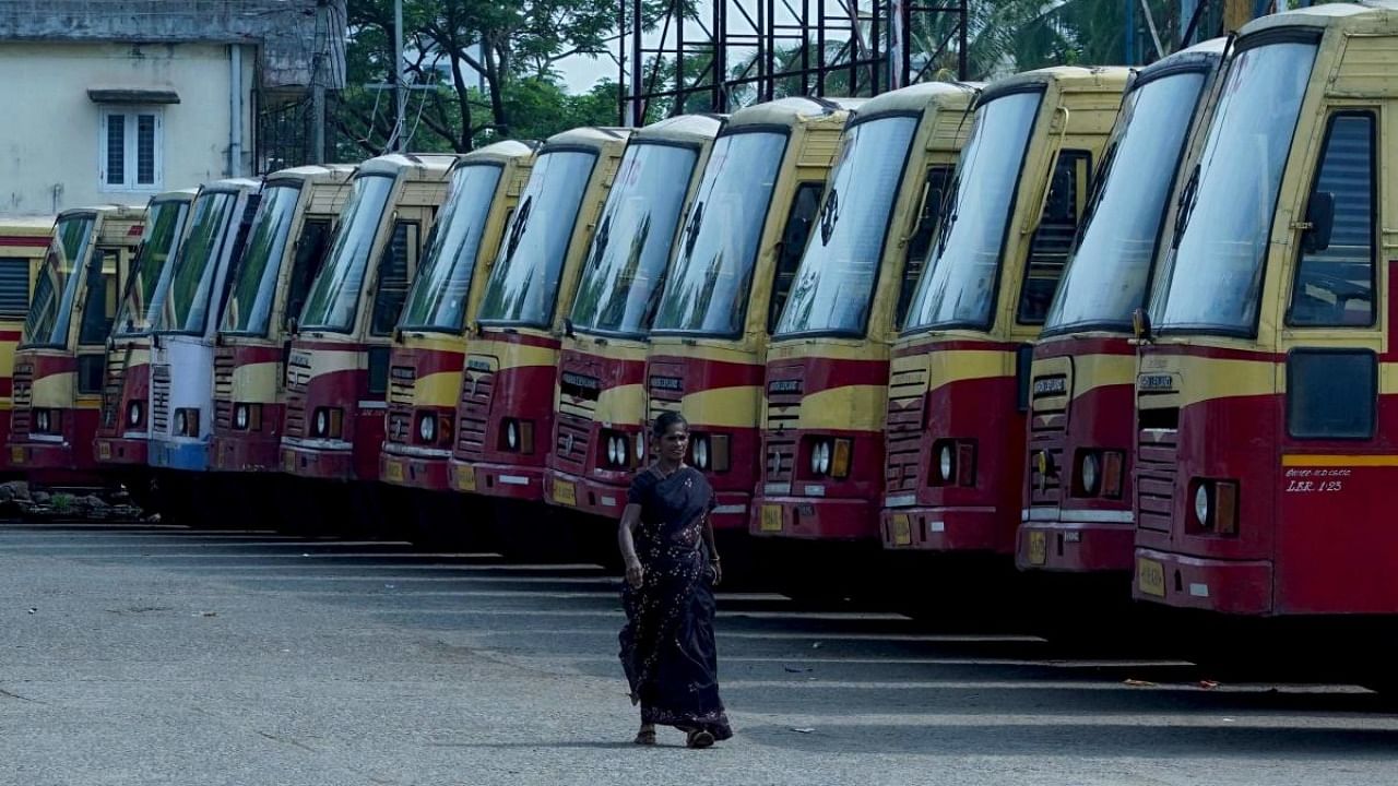  The Karnataka RTC secured the registration of the KSRTC trademark back in 2013, while later in 2019 Kerala received its letter of registration. Credit: AFP Photo