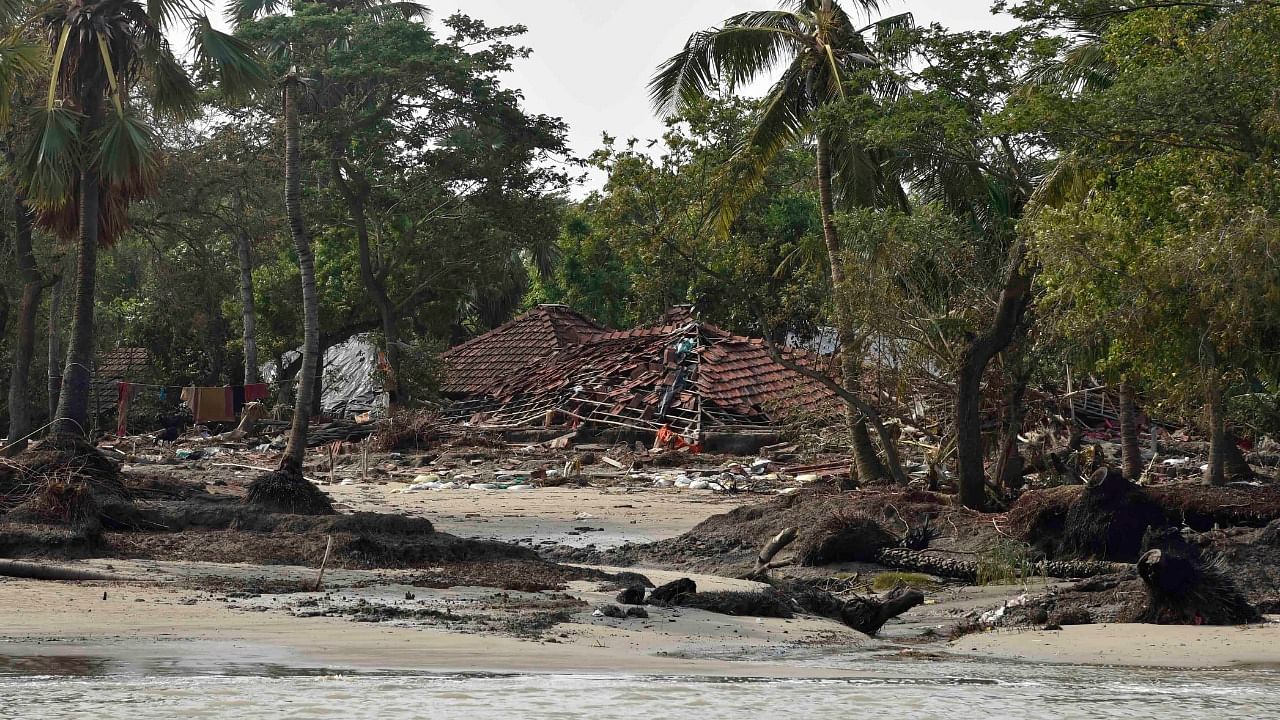 Cyclone Yaas aftermath in Sundarban. Credit: PTI Photo