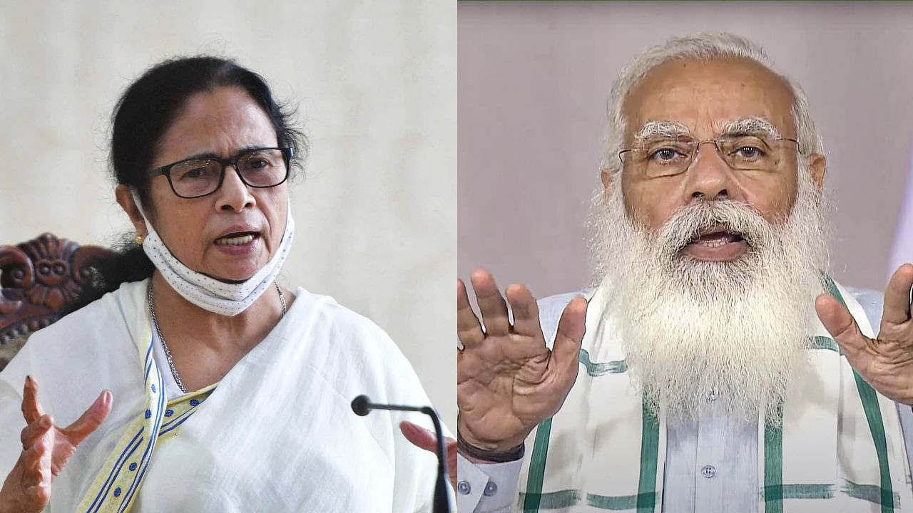 West Bengal Chief Minister Mamata Banerjee (L) and Prime Minister Narendra Modi have been engaged in a duel that keeps on going. Credit: PTI Photos