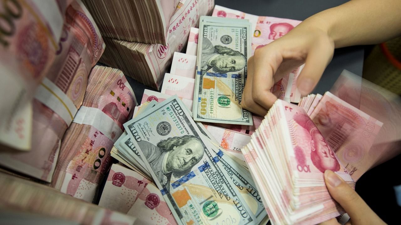 The Chinese yuan, which has been on a tear in recent weeks, wobbled around 6.4 per dollar. Credit: AFP Photo