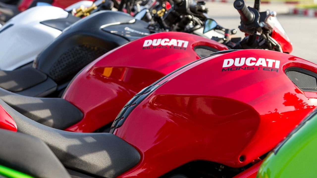 While the Diavel caters to riders looking for a power cruiser to munch miles on, the Panigale is a track enthusiast's dream and represents Ducati's best in the super bike category. Credit: iStock Photo