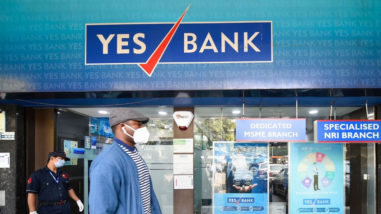 Yes Bank stock traded 5.75 per cent up at Rs 14.52 apiece on BSE. Credit: PTI Photo