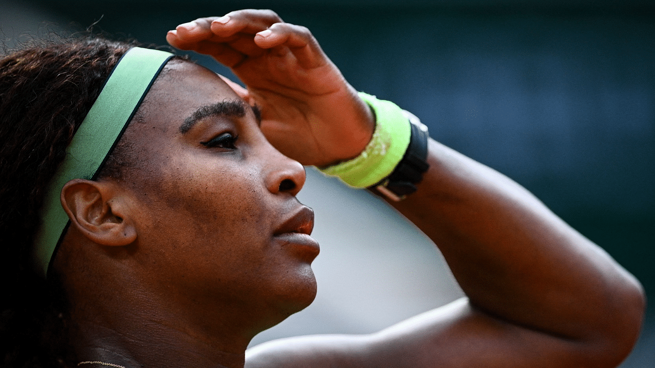 Serena Williams at the French Open. Credit: AFP Photo