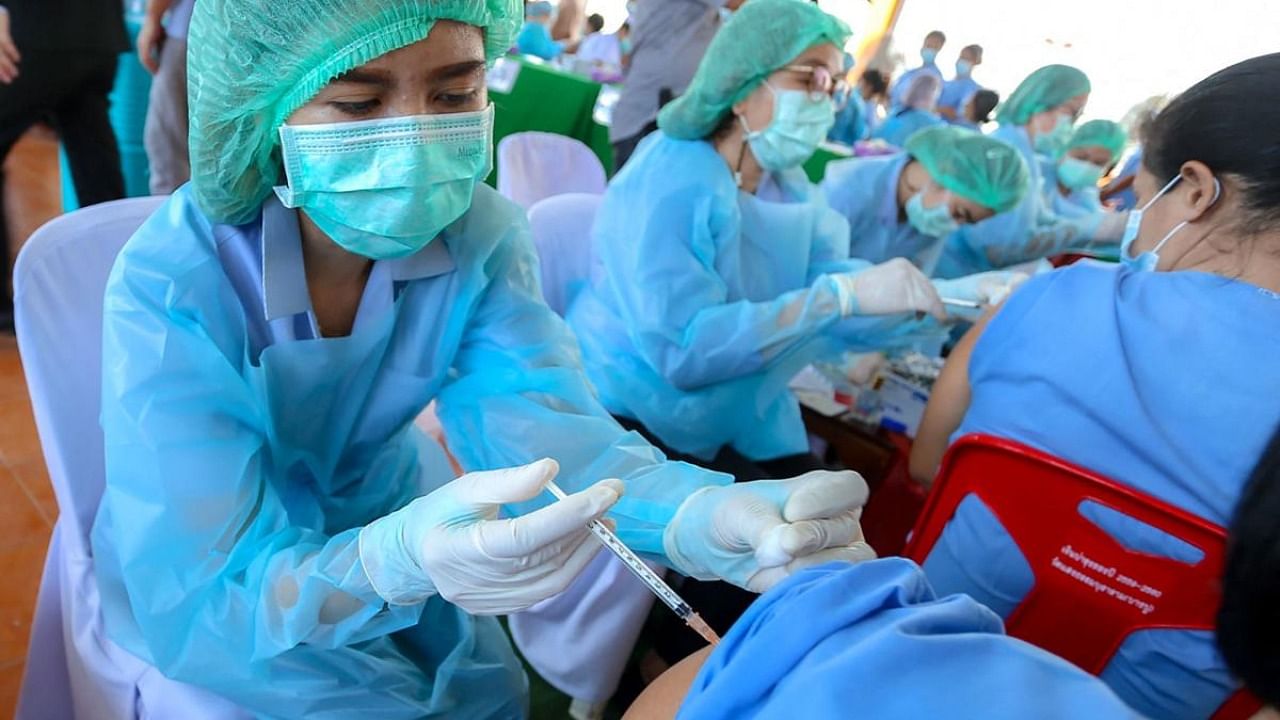 A Sinovac spokesperson  said its vaccine had been approved for use on children. Credit: AFP Photo