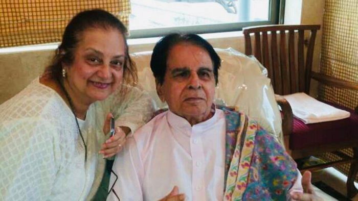 Saira Banu and Dilip Kumar. Credit: Twitter/ @TheDilipKumar