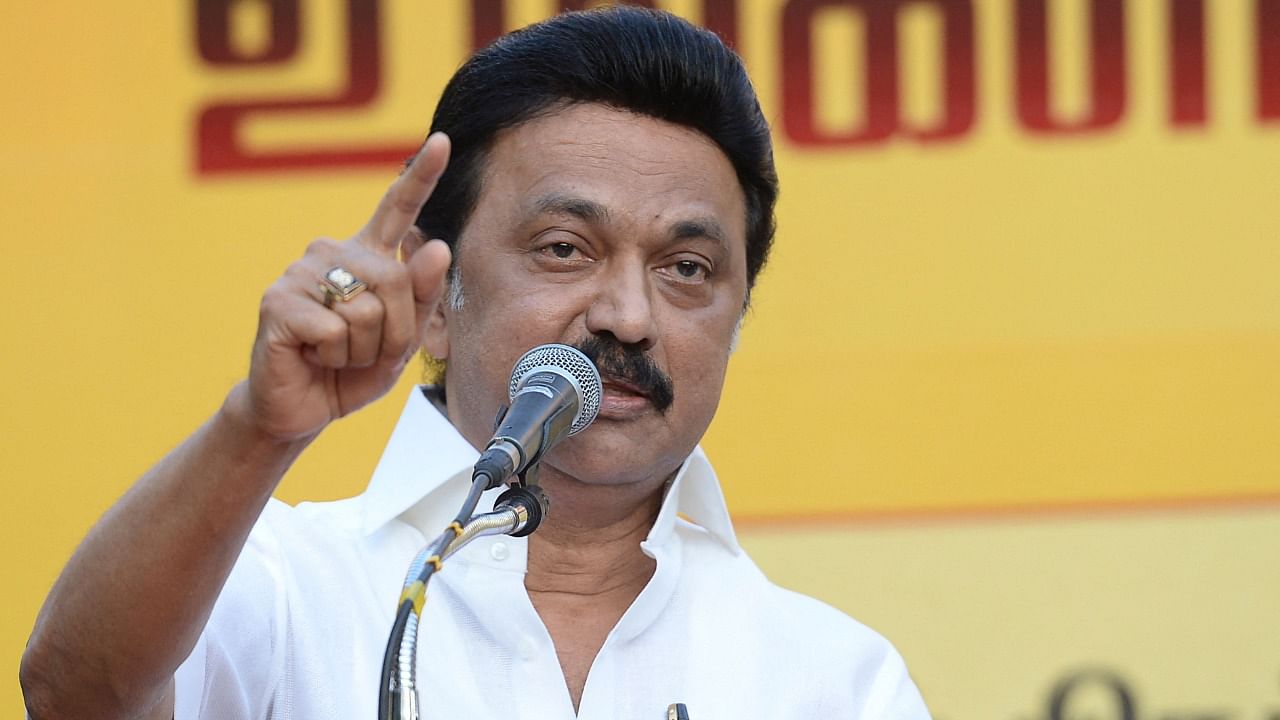 Tamil Nadu Chief Minister M K Stalin. Credit: AFP File Photo