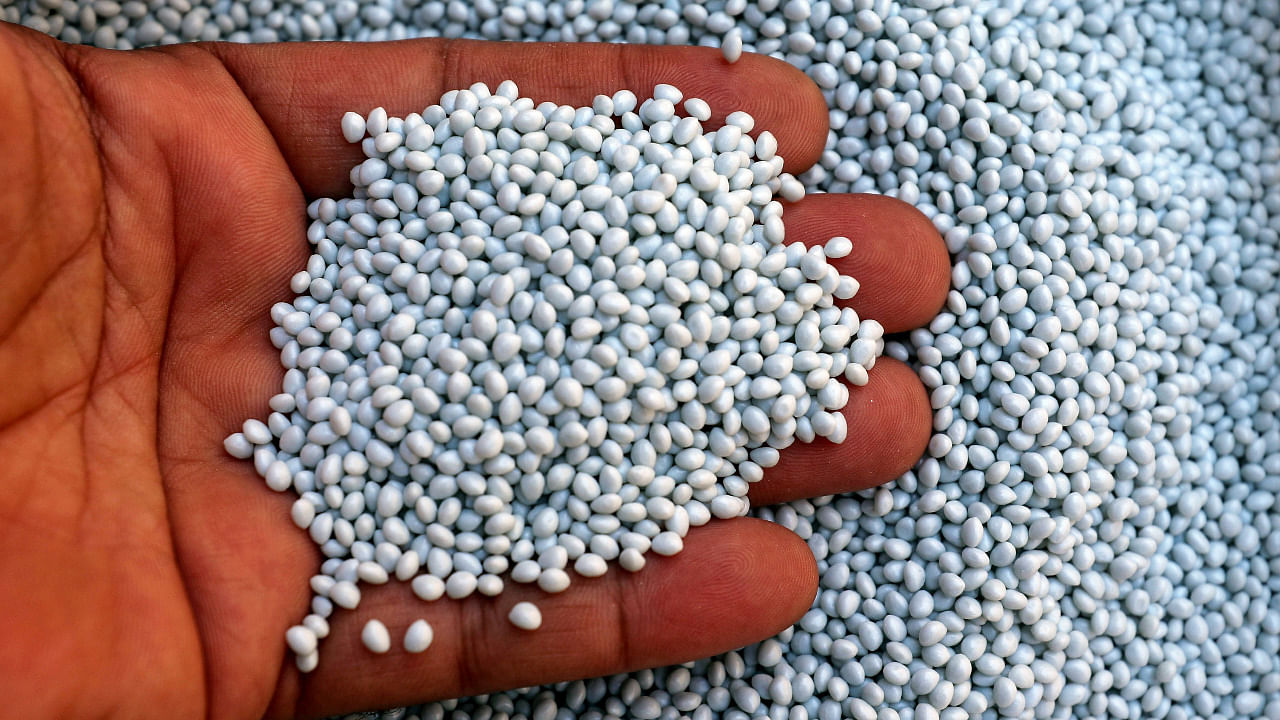 Recycled plastic pellets. Credit: Reuters Photo