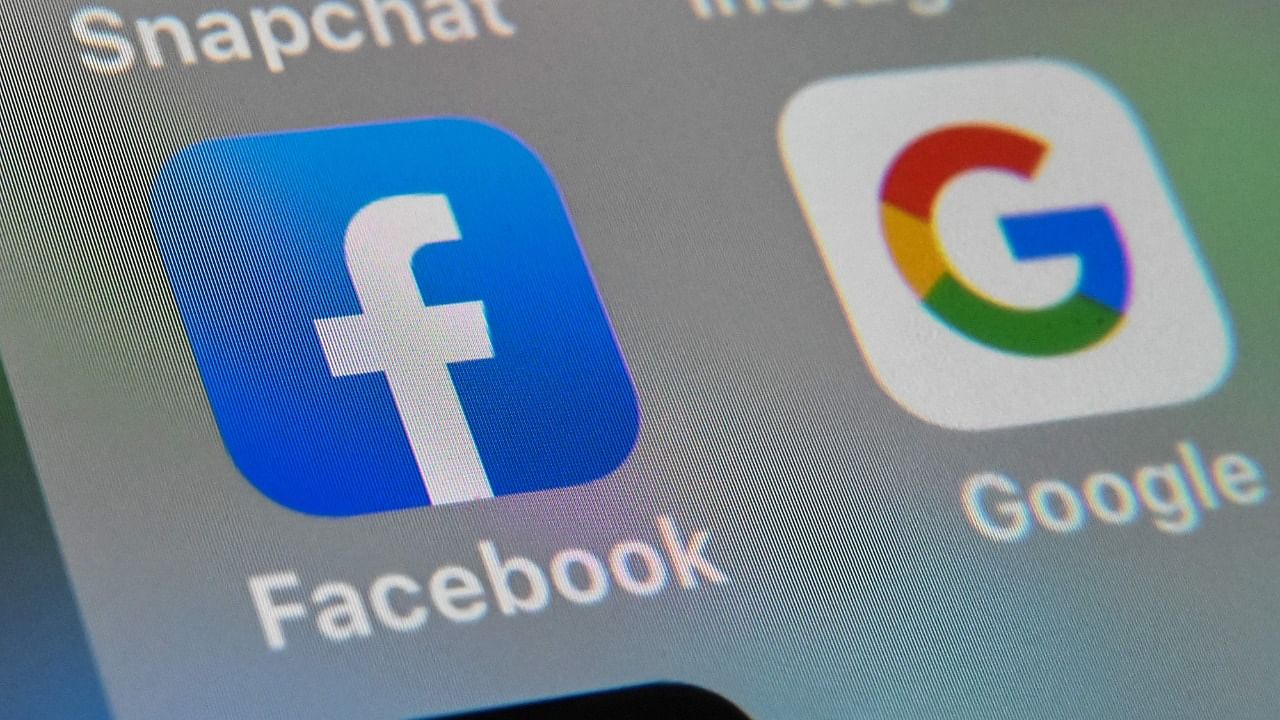 Both Facebook and Google say publishers benefit just from using their platforms, which deliver traffic that helps drive advertising revenue and subscriptions. Credit: AFP File Photo