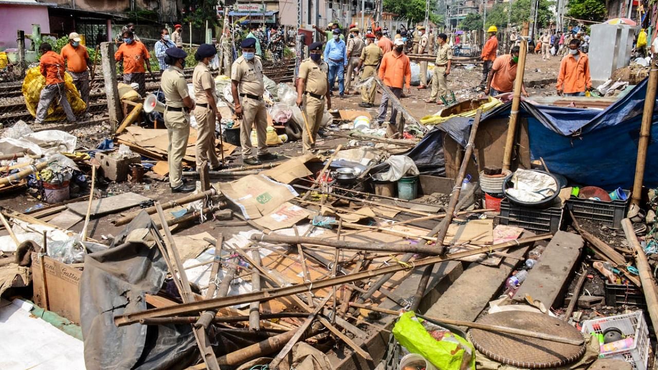 The eviction drive was intensified after the Himanta Biswa Sarma-led government took charge on May 10. Credit: PTI Photo