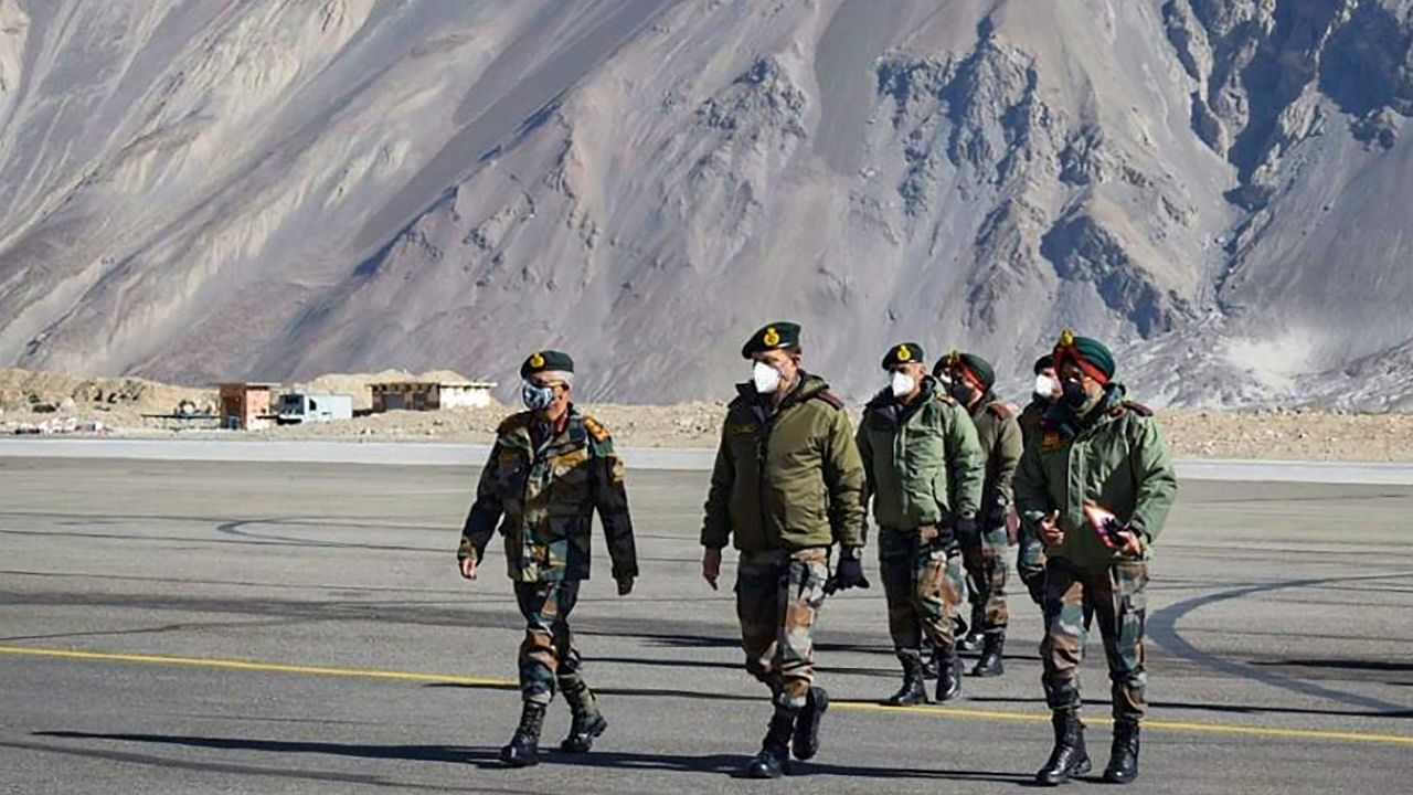 Last month, Army Chief Gen MM Naravane said there can be no de-escalation without complete disengagement at all friction points in eastern Ladakh. Credit: PTI File Photo