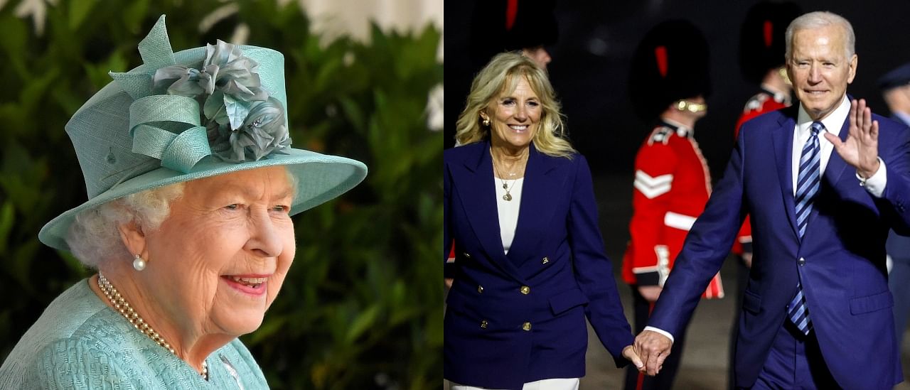 The queen will host the president and First Lady Jill Biden in her royal residence on Sunday, after the couple leaves the Group of Seven summit in Cornwall. Credit: Reuters Photos