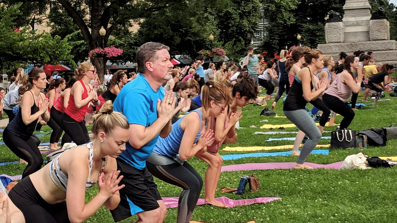 When Prime Minister Narendra Modi sold the idea of an International Yoga Day to the UN, it was considered an example of India’s soft power. Credit: PTI Photo