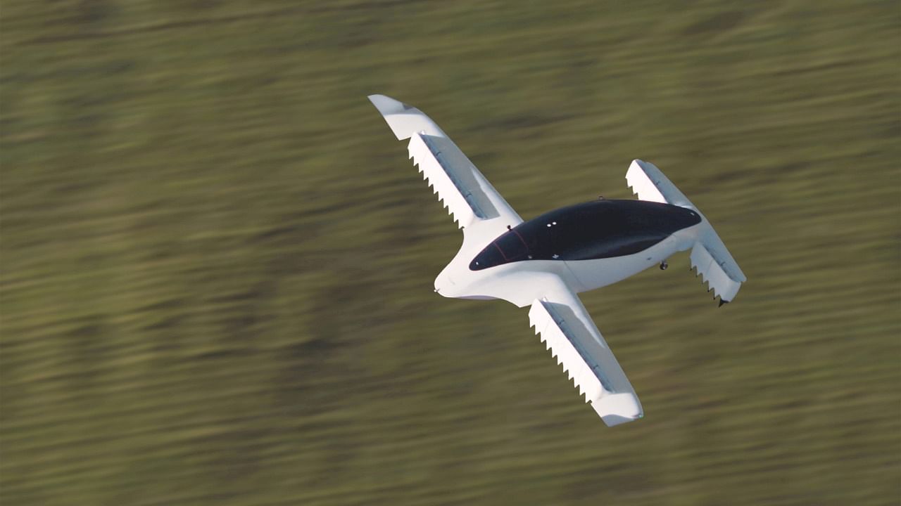 Flying taxi startup Lilium's five-seater prototype in Munich, Germany. Credit: Reuters File Photo