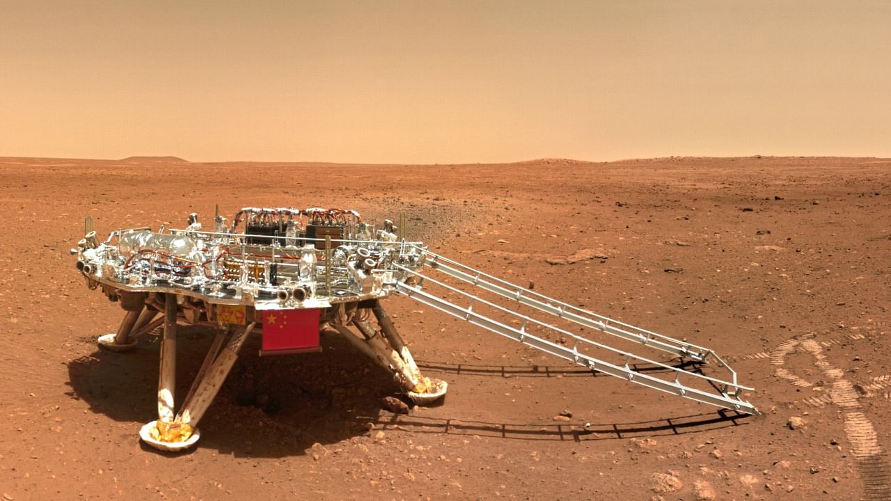 The rover was named after a mythical Chinese fire god. Credit: Reuters Photo