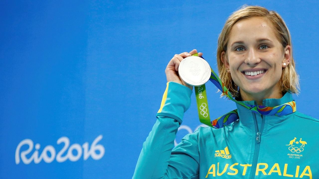 Double Olympic silver medallist, Madeline Groves. Credit: Reuters File Photo