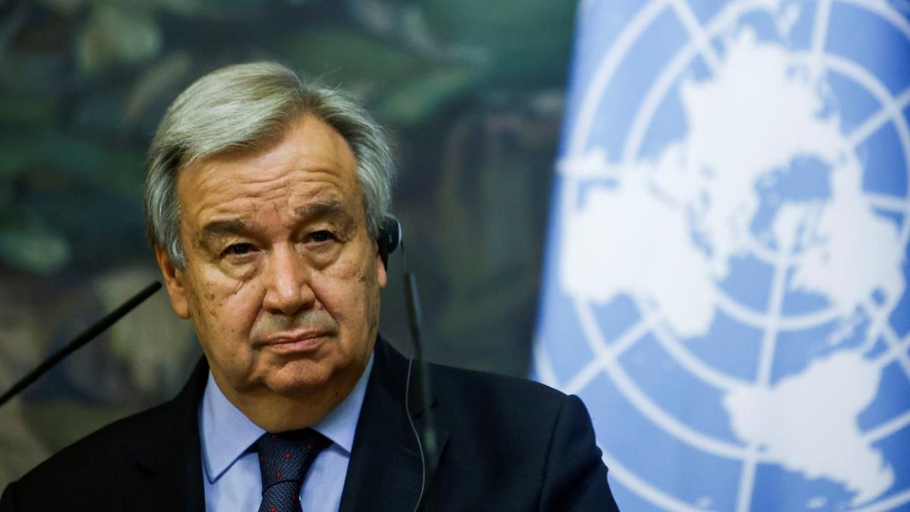 U.N. Secretary-General Antonio Guterres. Credit: Reuters Photo