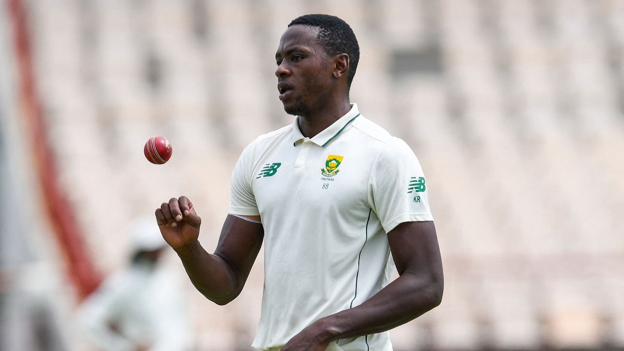 Kagiso Rabada of South Africa ready to bowl during day 3 of the 1st Test between South Africa and West Indies at Darren Sammy Cricket Ground, Gros Islet, Saint Lucia. Credit: AFP Photo