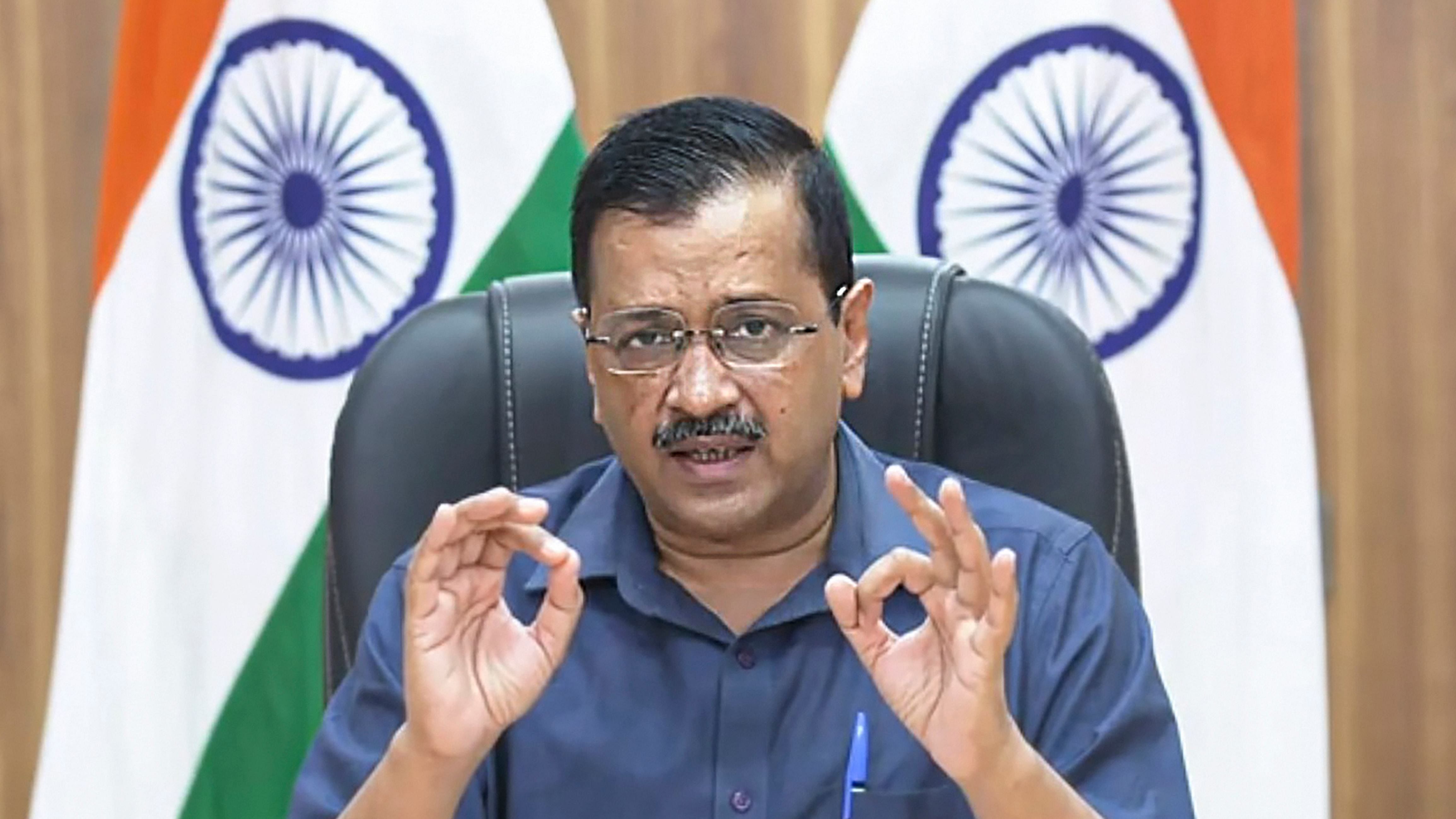 Kejriwal's visit, the second this year, is set to give impetus to the party trying hard to recruit workers across the state. Credit: PTI Photo