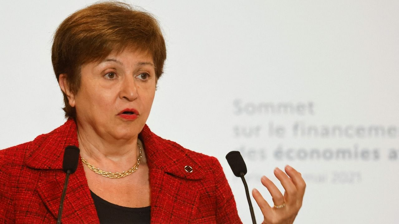 IMF Managing Director Kristalina Georgieva. Credit: AFP Photo