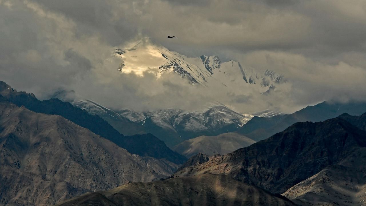 Indian fighter jets roared over a flashpoint Himalayan region on June 24 as part of a show of strength following what military sources say has been a Chinese takeover of contested territory. Credit: AFP File Photo