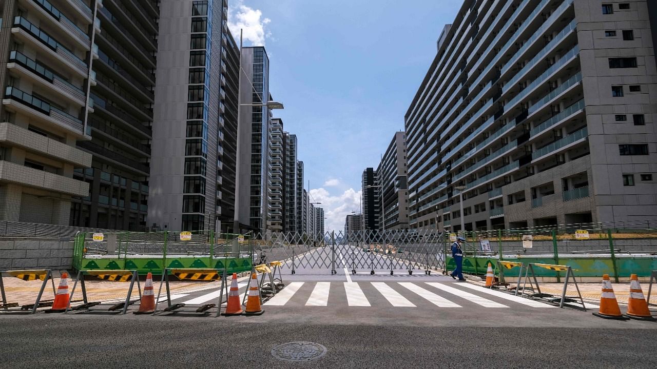 A general view shows the Olympic and Paralympic athletes' village in Tokyo. Credit: AFP Photo