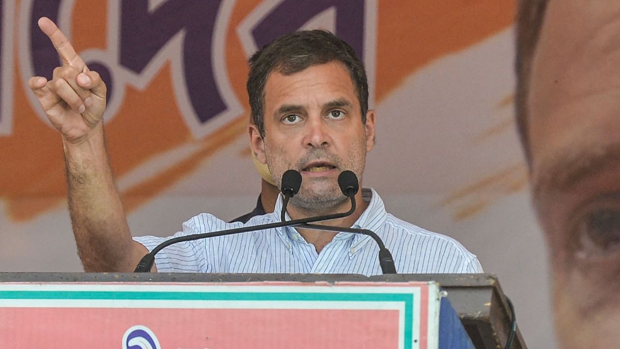 Congress party leader Rahul Gandhi. Credit: AFP File Photo