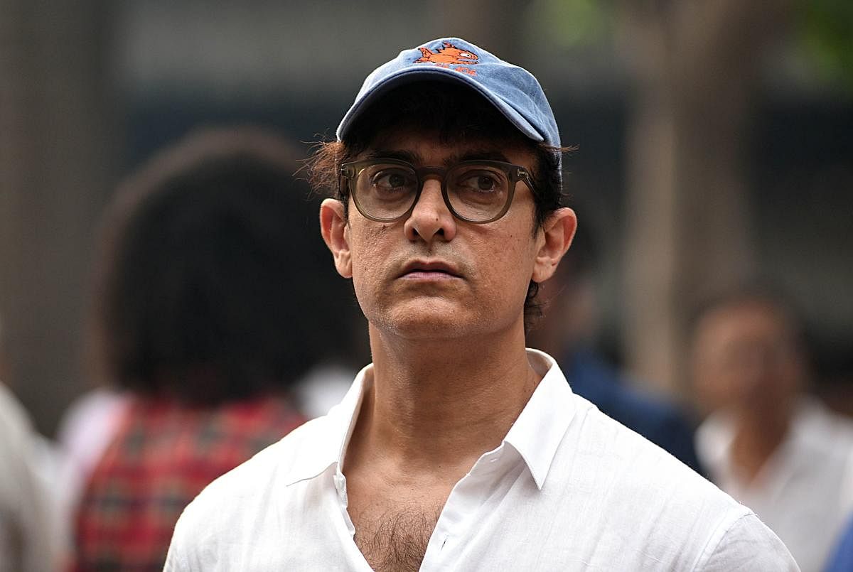 The film starred and was produced by Aamir Khan. Credit: AFP file photo