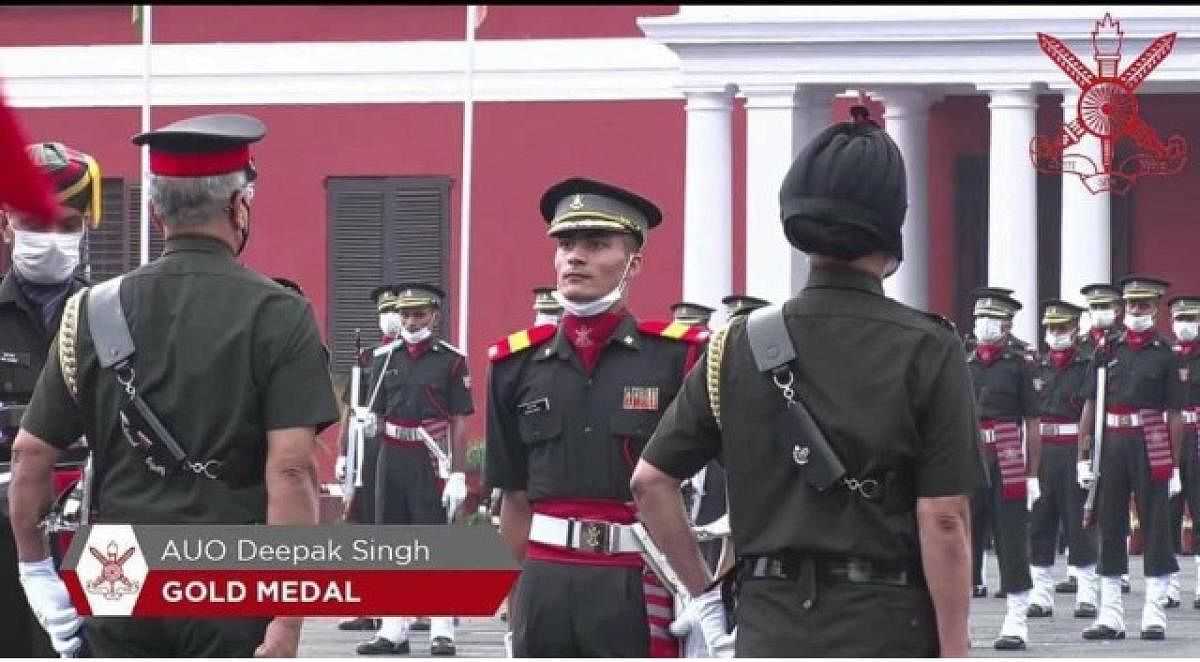 Lieutenant Deepak Singh, graduate of Bengaluru's Rashtriya Military School. Credit: Rashtriya Military School