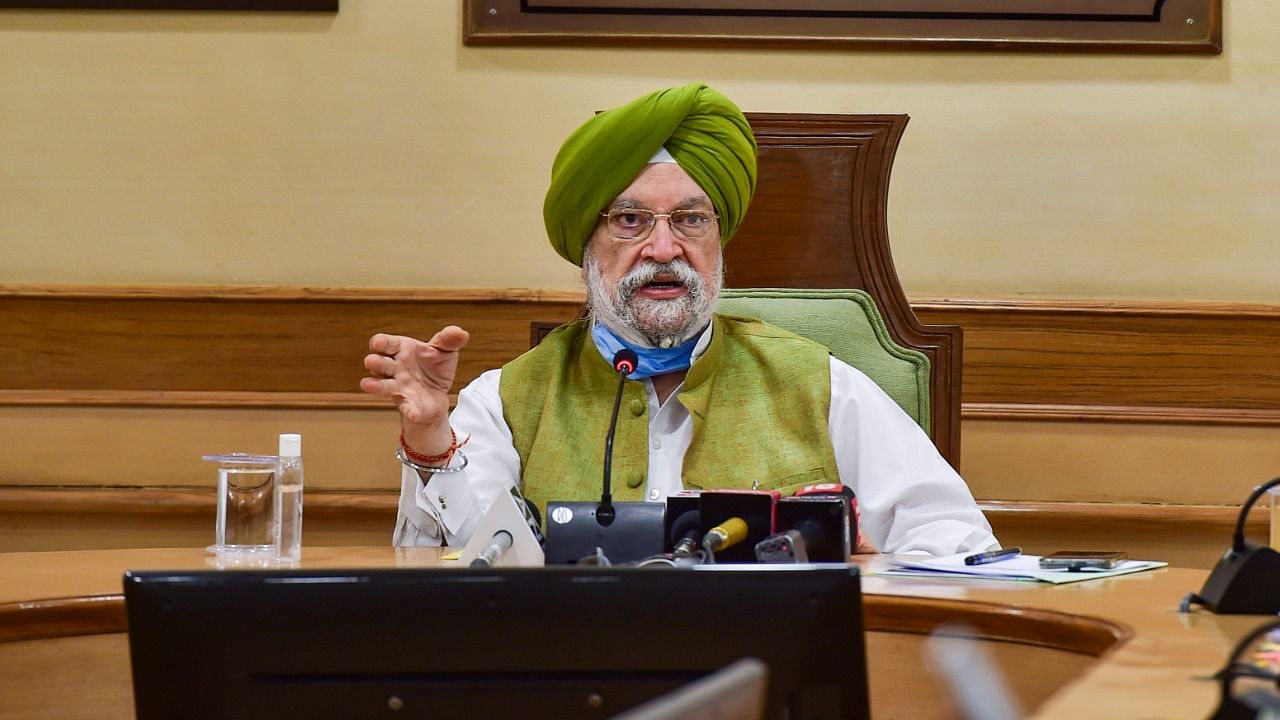 Minister of Housing and Urban Affairs Hardeep Singh Puri. Credit: PTI File Photo