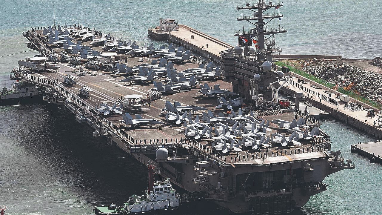 The USS Ronald Reagan. Credit: AFP file photo
