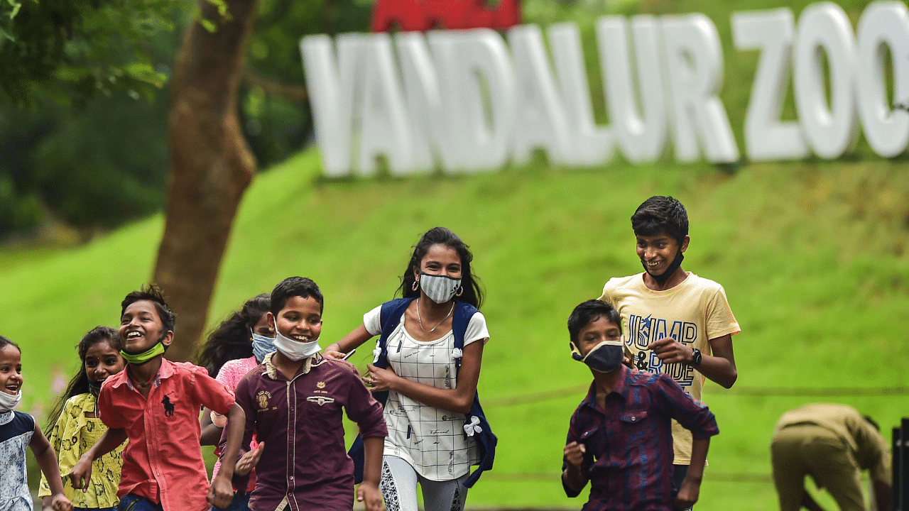 Arignar Anna Zoological Park after it reopened for visitors, amid the coronavirus pandemic, in Chennai in November 2020. Credit: PTI Photo