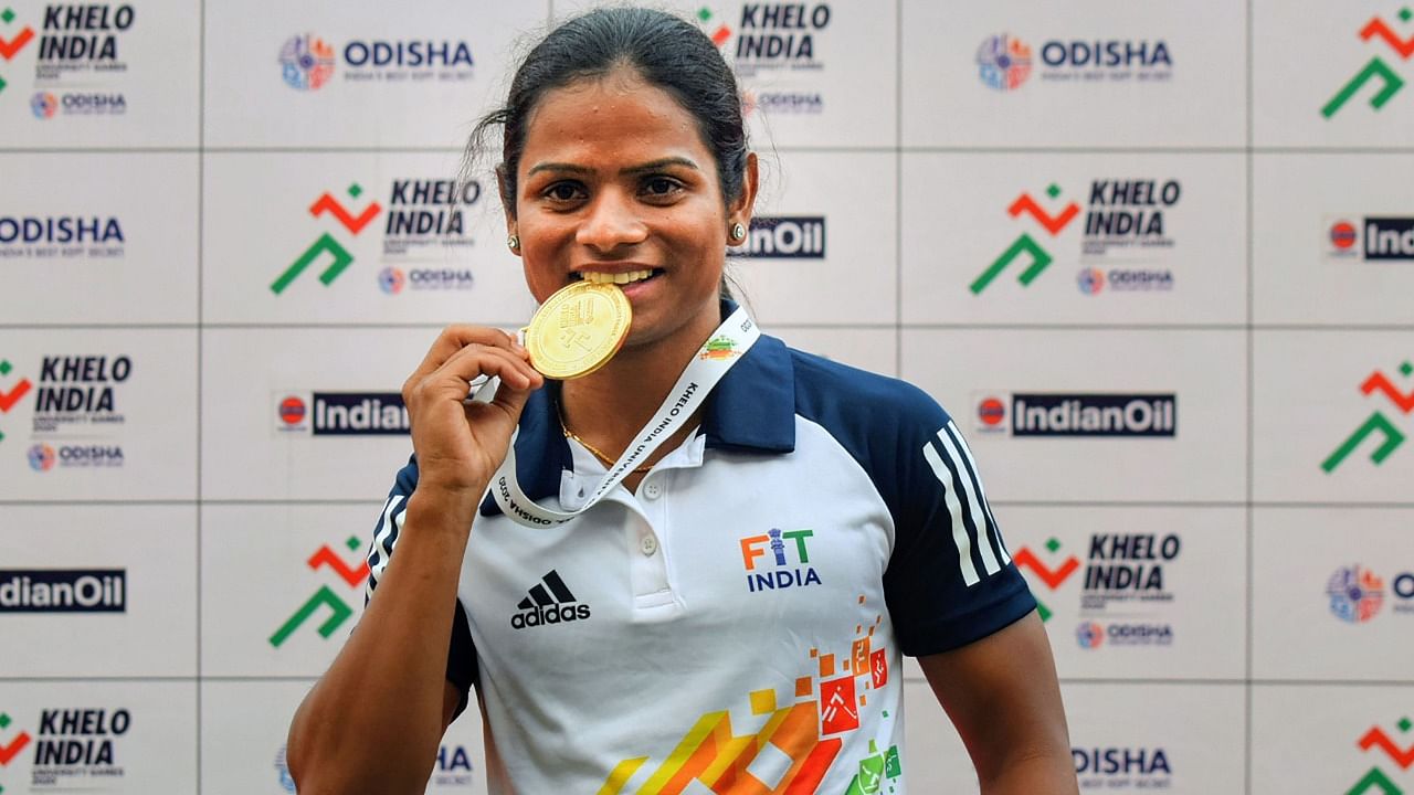 National record-holding sprinter Dutee Chand. Credit: PTI File Photo