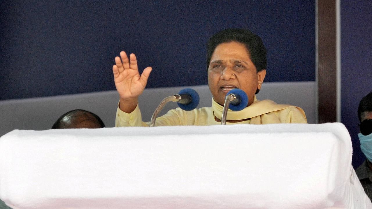 Mayawati said the SP has always been anti-Dalit and do not want to improve. Credit: PTI Photo