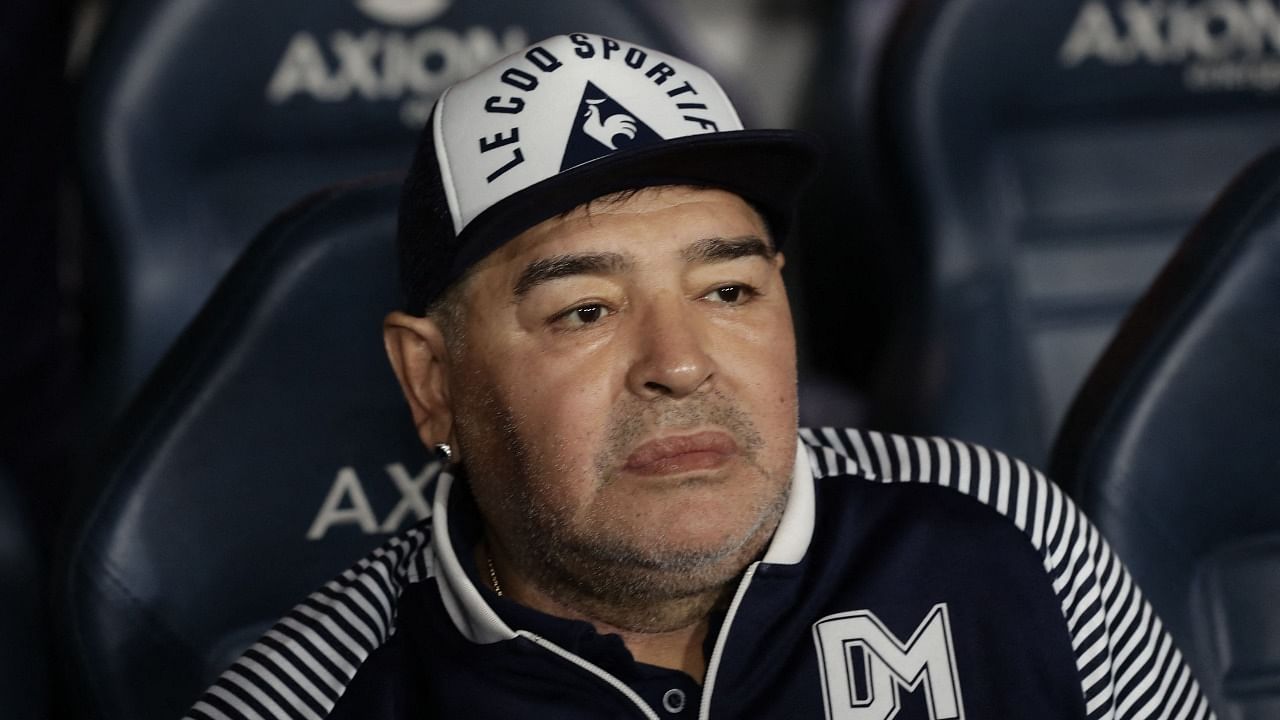 The lawyer said Maradona was being treated for heart trouble but at the same time was on psychiatric medication that sped up his heart rate. Credit: AFP File Photo